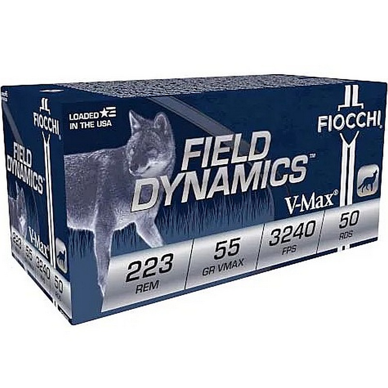 Fiocchi Field Dynamics .223 V-Max 50 ct