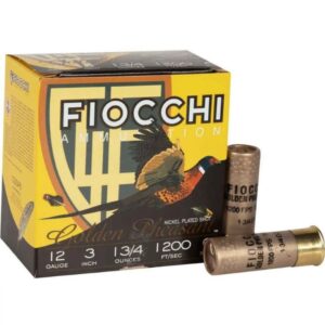 Fiocchi Golden Pheasant 12 Gauge 3 inch 25 Ct Ammo