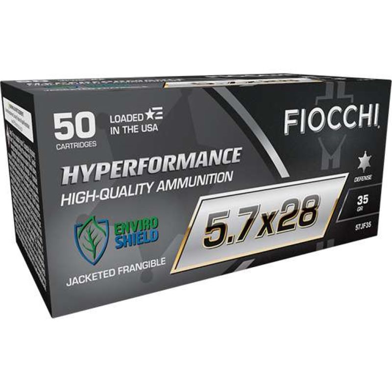 Fiocchi Hyperformance 5.7x28mm 35 Grain JF 50 Ct Ammo