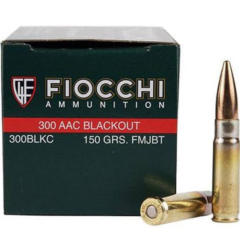 Fiocchi Shooting Dynamics .300 Blackout FMJBT 150 Grain 50 Ct Ammo