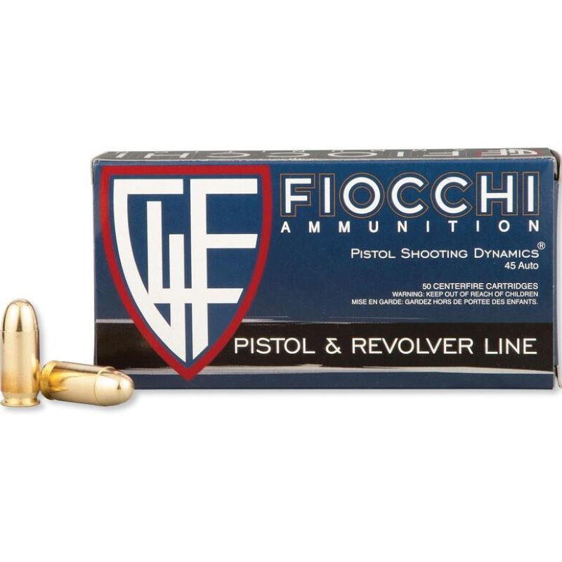 Fiocchi Shooting Dynamics ACP .45 230 Grain FMJ 50 Ct Ammo
