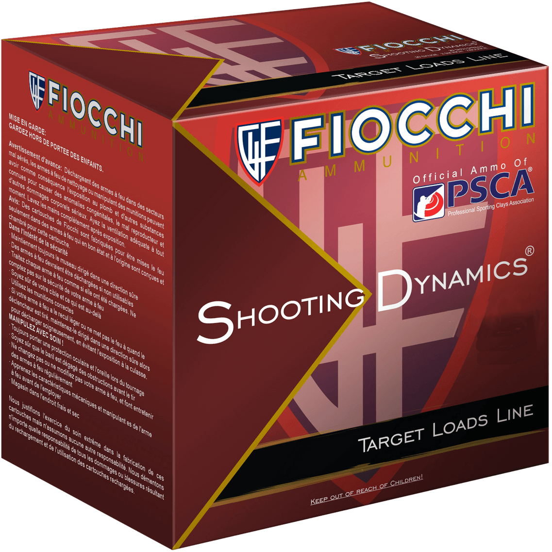 Fiocchi Shooting Dynamics Clay Target Shotshells 20 Gauge 2-3/4" 10 ct