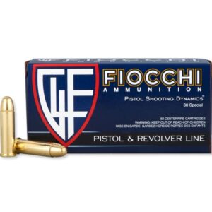 Fiocchi Special Ammunition .38 130 Grain FMJ 50 Ct Ammo