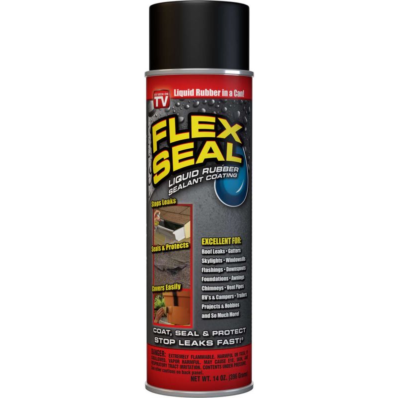 Flex Seal Black Rubber Spray Sealant 14 oz