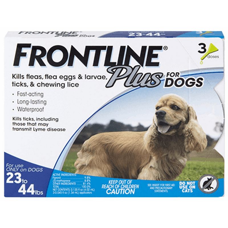 Frontline Plus Dog 23-44 lb 3 ct