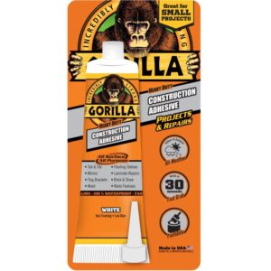 Gorilla Construction Adhesive 2.5 oz Heavy Duty