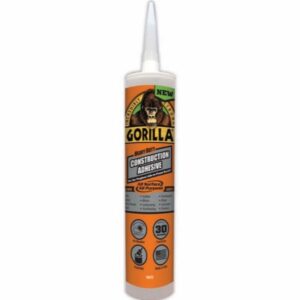 Gorilla Construction Adhesive 9 oz Heavy Duty
