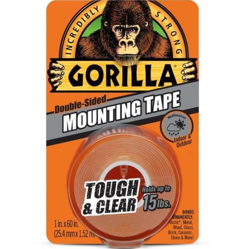 Gorilla Double Sided Mounting Tape 1 x 60 in