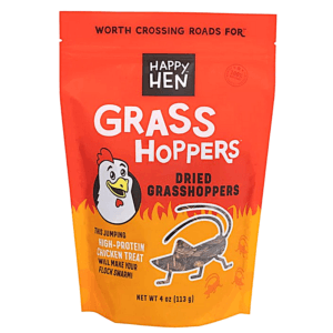 Happy Hen Grasshoppers 4 oz Chicken Treats