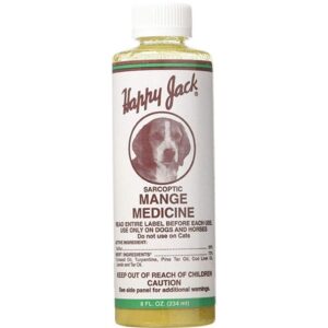 Happy Jack Mange Medicine 8 oz for Dogs