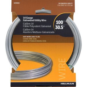 Hillman Galvanized Steel Wire 100 ft 14Ga