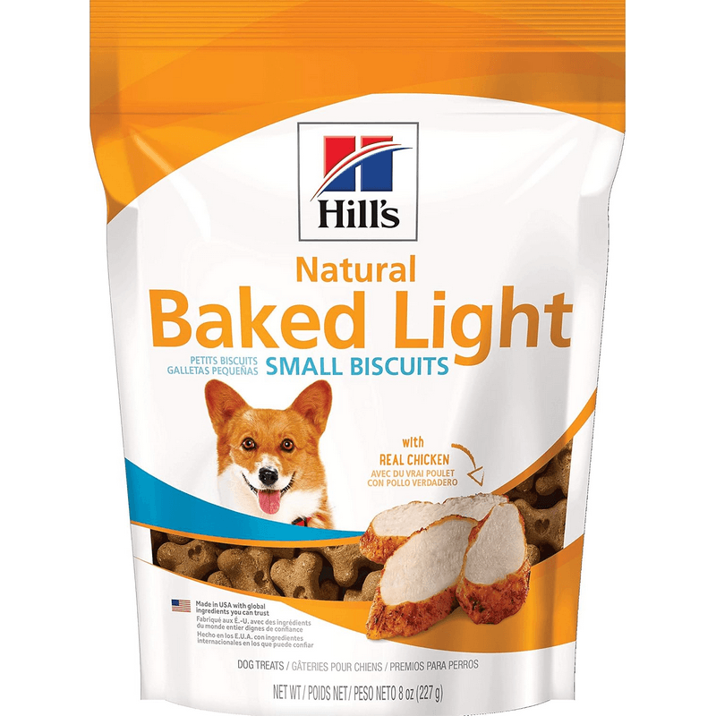 Hill's Natural Baked Light Biscuits Real Chicken Small Dog Treats 8 oz