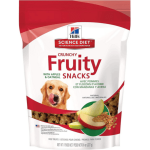 Hill's Natural Fruity Crunchy Apples & Oatmeal Dog Treats 8 oz