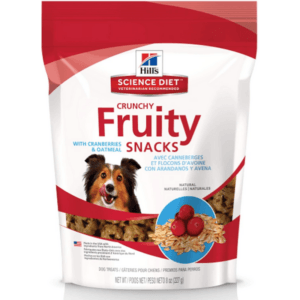 Hill's Natural Fruity Crunchy Cranberries & Oatmeal Dog Treats 8 oz