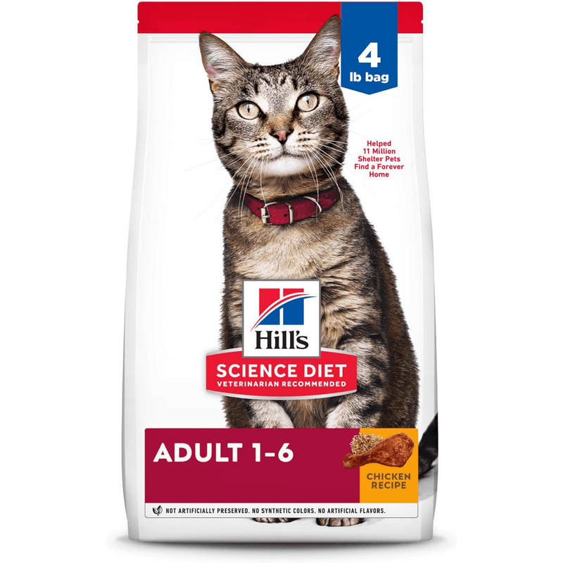 Hill's Science Diet Chicken Adult Cat Food 4 lb
