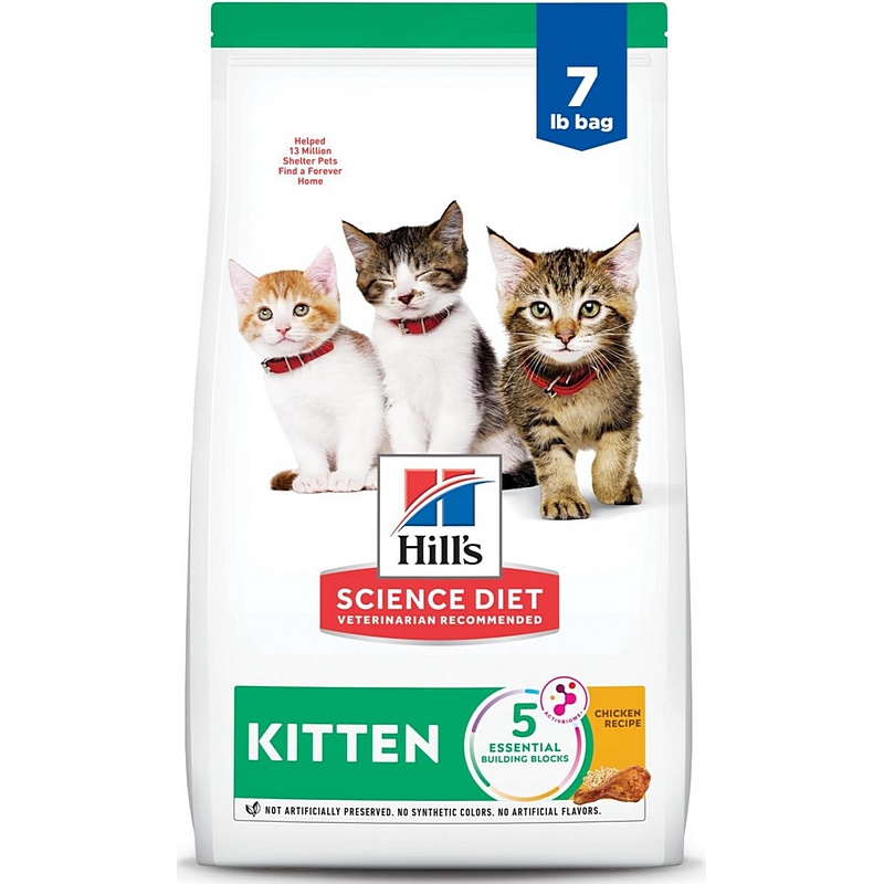 Hill's Science Diet Chicken Kitten Food 7 lb