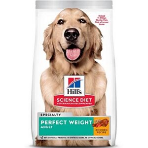 Hill’s Science Diet Perfect Weight Chicken Adult Dog Food 15 lb