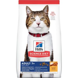 Hill's Science Diet Senior Chicken Cat Food 16 lb