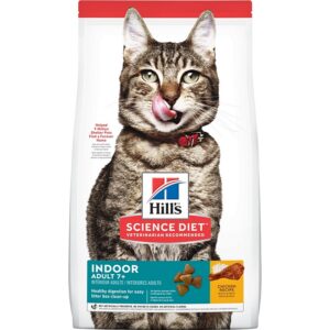 Hill's Science Diet Senior Indoor Chicken Cat Food 7 lb