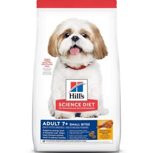 Hill's Science Diet Senior Small Bites Chicken Meal/Barley/Brown Rice Dog Food 15 lb