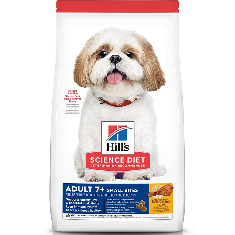 Hill’s Science Diet Senior Small Bites Chicken Meal-Barley-Brown Rice Dog Food 33 lb