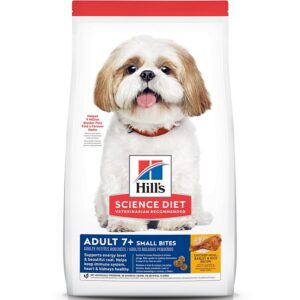 Hill's Science Diet Senior Small Bites Chicken Meal/Barley/Brown Rice Dog Food 5 lb