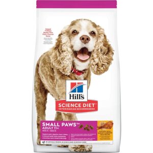 Hill's Science Diet Senior Small Paws Chicken Meal/Barley/Brown Rice Dog Food 4.5 lb