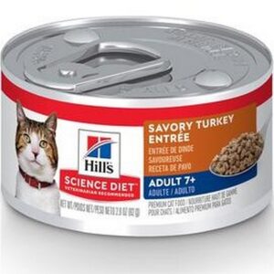 Hill's Science Diet Senior Turkey Canned Cat Food 2.9 oz