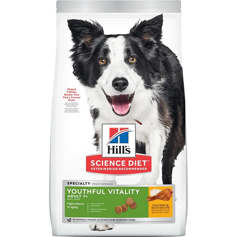 Hill's Science Diet Senior Vitality Chicken/Rice Dog Food 3.5 lb