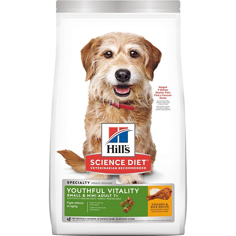 Hill's Science Diet Senior Vitality Small/Mini Dog Food 3.5 lb