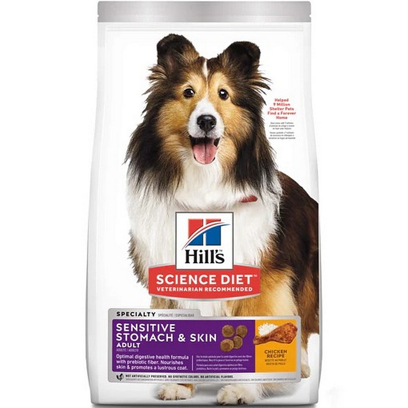 Hill's Science Diet Sensitive Stomach/Skin Chicken Adult Dog Food 30 lb