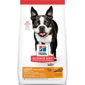 Hill's Science Diet Small Bites Light Chicken Meal/Barley Dog Food 5 lb