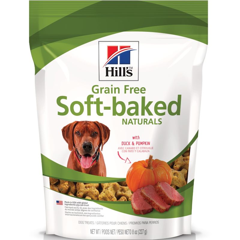 Hill's Soft Baked Naturals Duck Pumpkin Dog Treats 8 oz