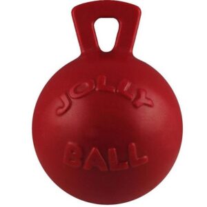 Jolly Pets Tug N Toss Ball Red 8 inch