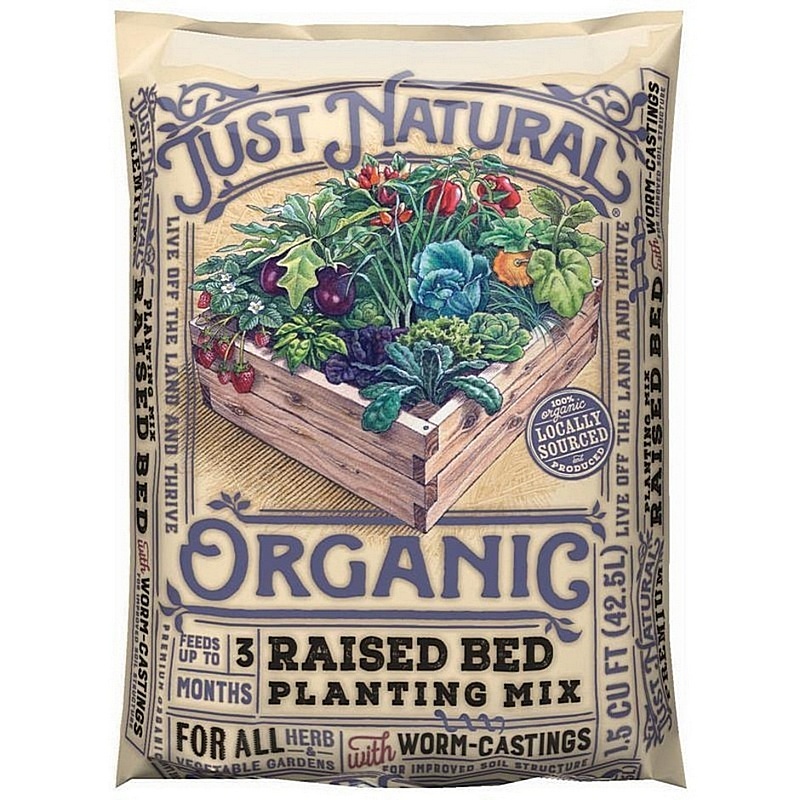 Just Natural Organic Raised Bed Soil 1.5 cu ft