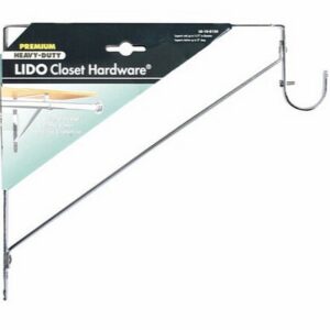 Lido Chrome Shelf Divider with J Hook