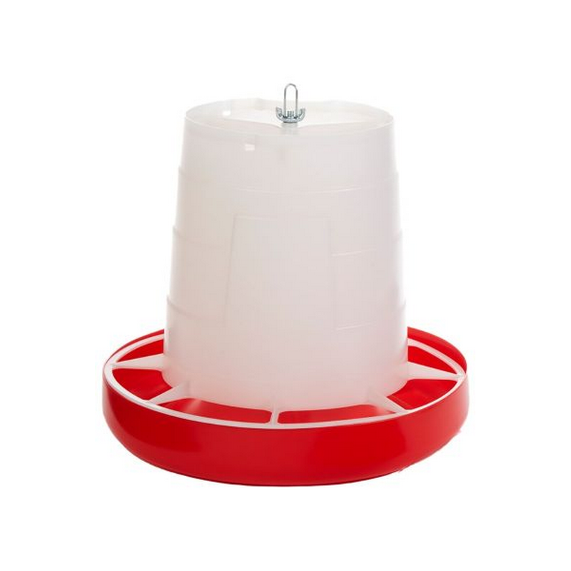 Little Giant Deluxe Hanging Plastic Chicken Feeder 22 lb