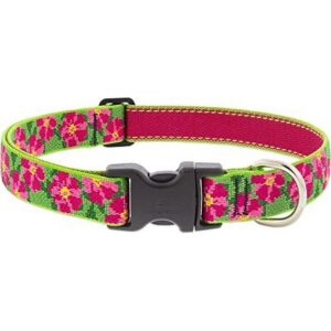 Lupine Petunias Dog Collar 12"-20"
