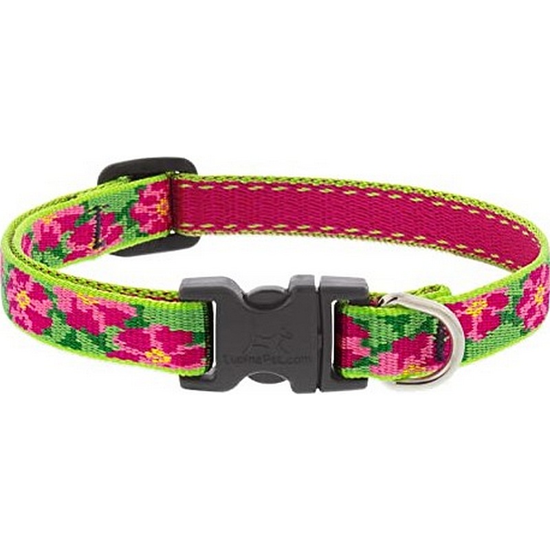Lupine Petunias Dog Collar 13"-22"