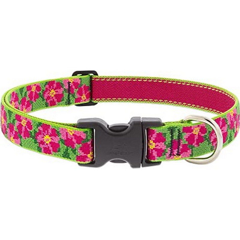 Lupine Petunias Dog Collar 16"-28”
