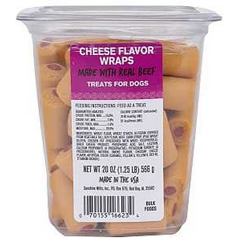Meaty Treats Dog Treats Cheese 20 oz