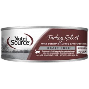 Nutri Source Grain Free Turkey Canned Cat Food