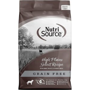 NutriSource Grain Free High Plains Dog Food 5 lb