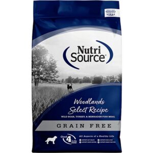 NutriSource Grain Free Woodlands Dog Food 15 lb