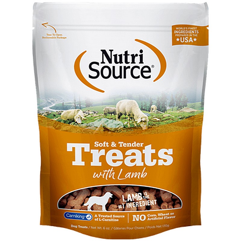 NutriSource Soft Tender Lamb Dog Treats 6 oz