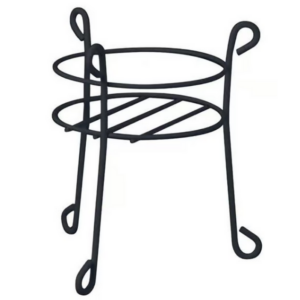 Panacea Steel Plant Stand Black 15 in