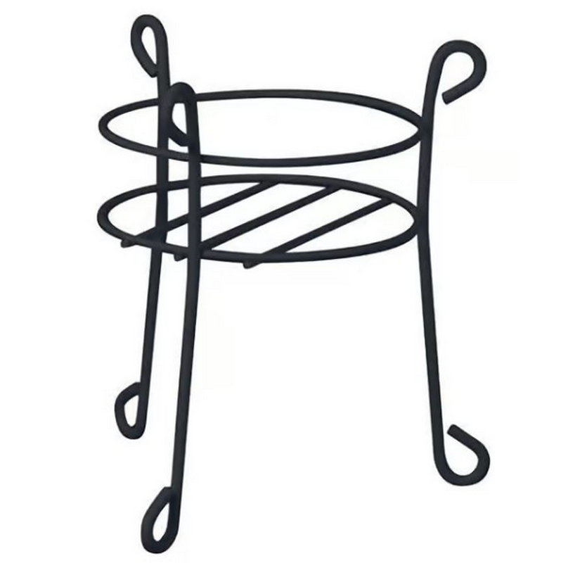 Panacea Steel Plant Stand Black 15 in