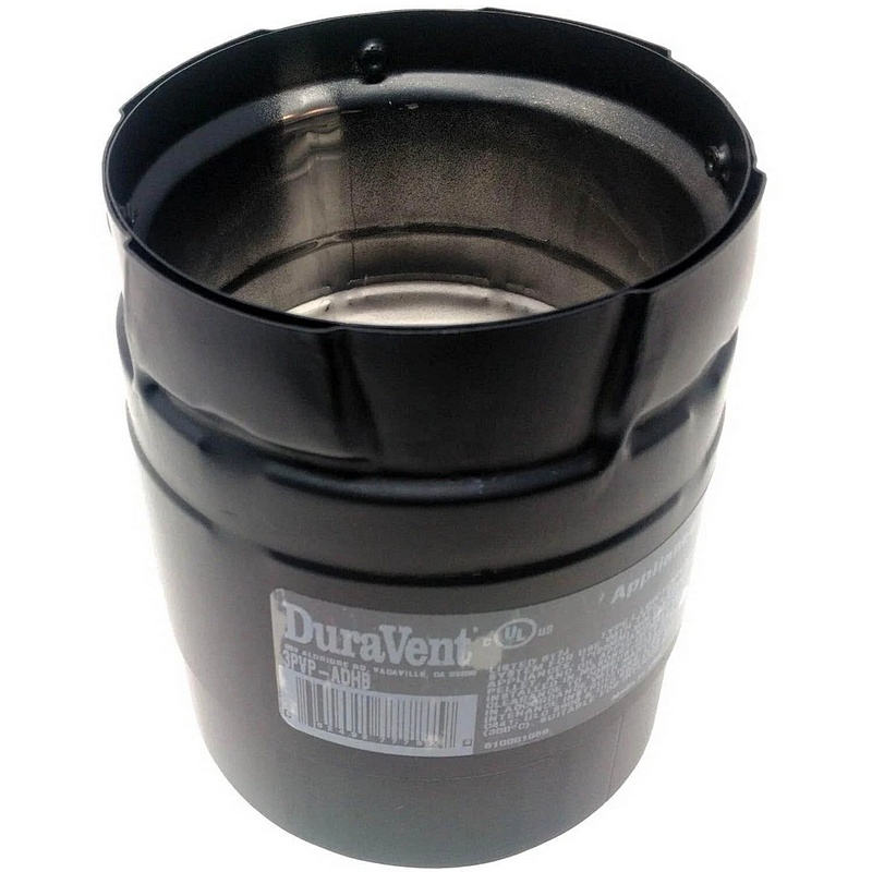Pellet Stove 3 in Harman Appliance Adapter Black