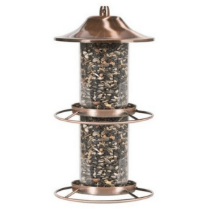 Perky-Pet Copper Panorama Bird Feeder 2 Port 4.5 lb