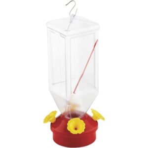 Perky-Pet Plastic Lantern Hummingbird Nectar Feeder 4 Port 18 oz